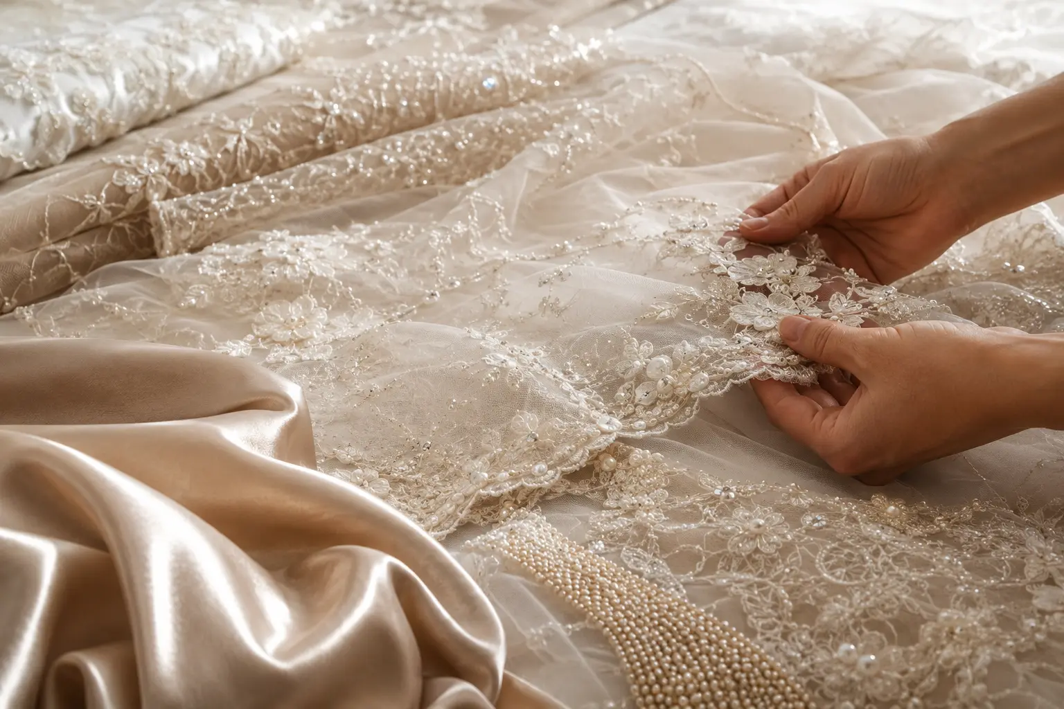 Premium bridal fabrics by RD - Fabrics